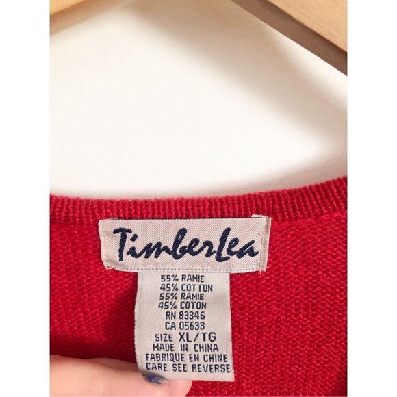 Vintage Christmas cardigan sweater size XL - Picture 4 of 6